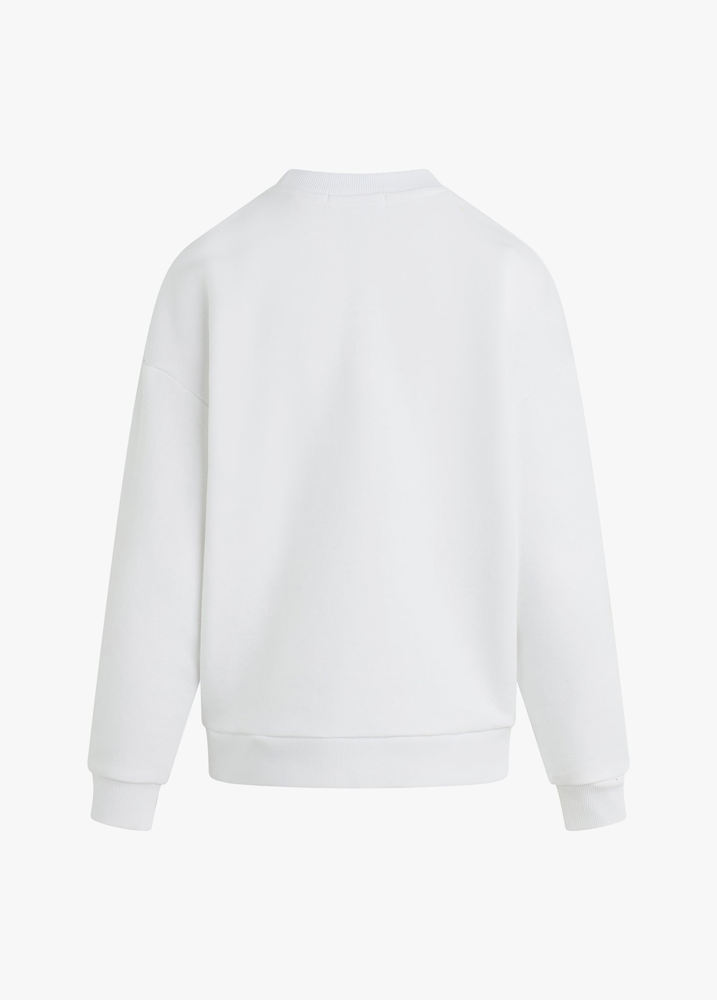 The Collegiate Sweatshirt | White Neon Pink