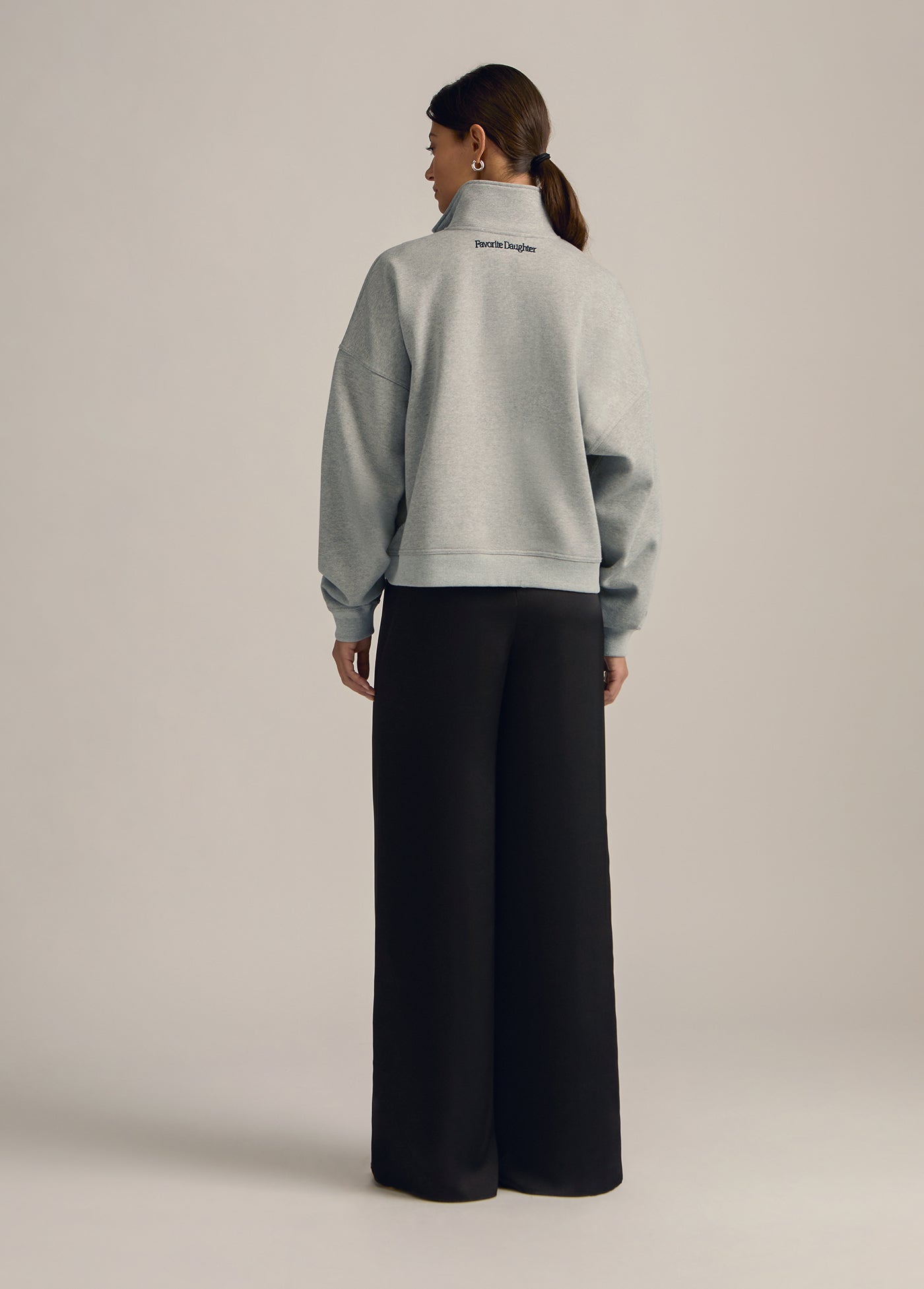 The Coaches Half Zip Jacket | Heather Grey