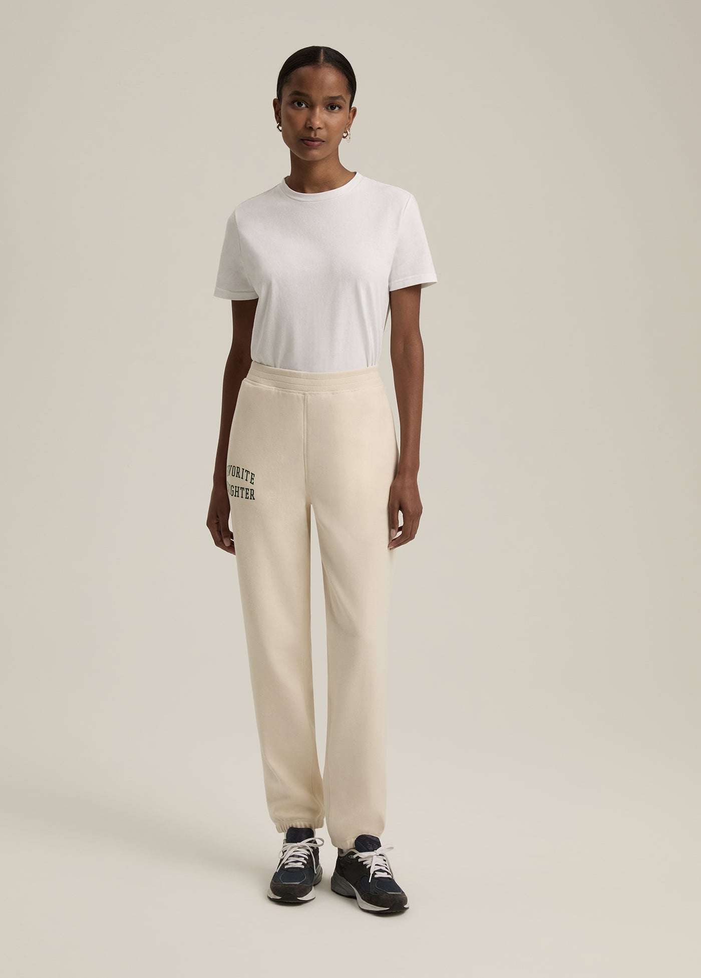 The Collegiate Jogger | Ivory