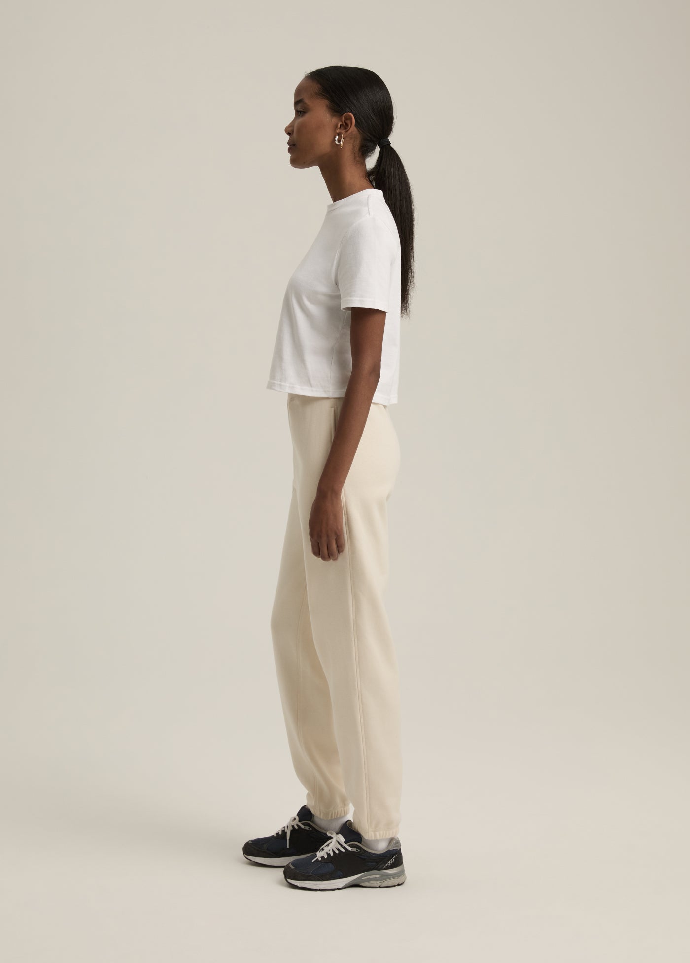 The Collegiate Jogger | Ivory