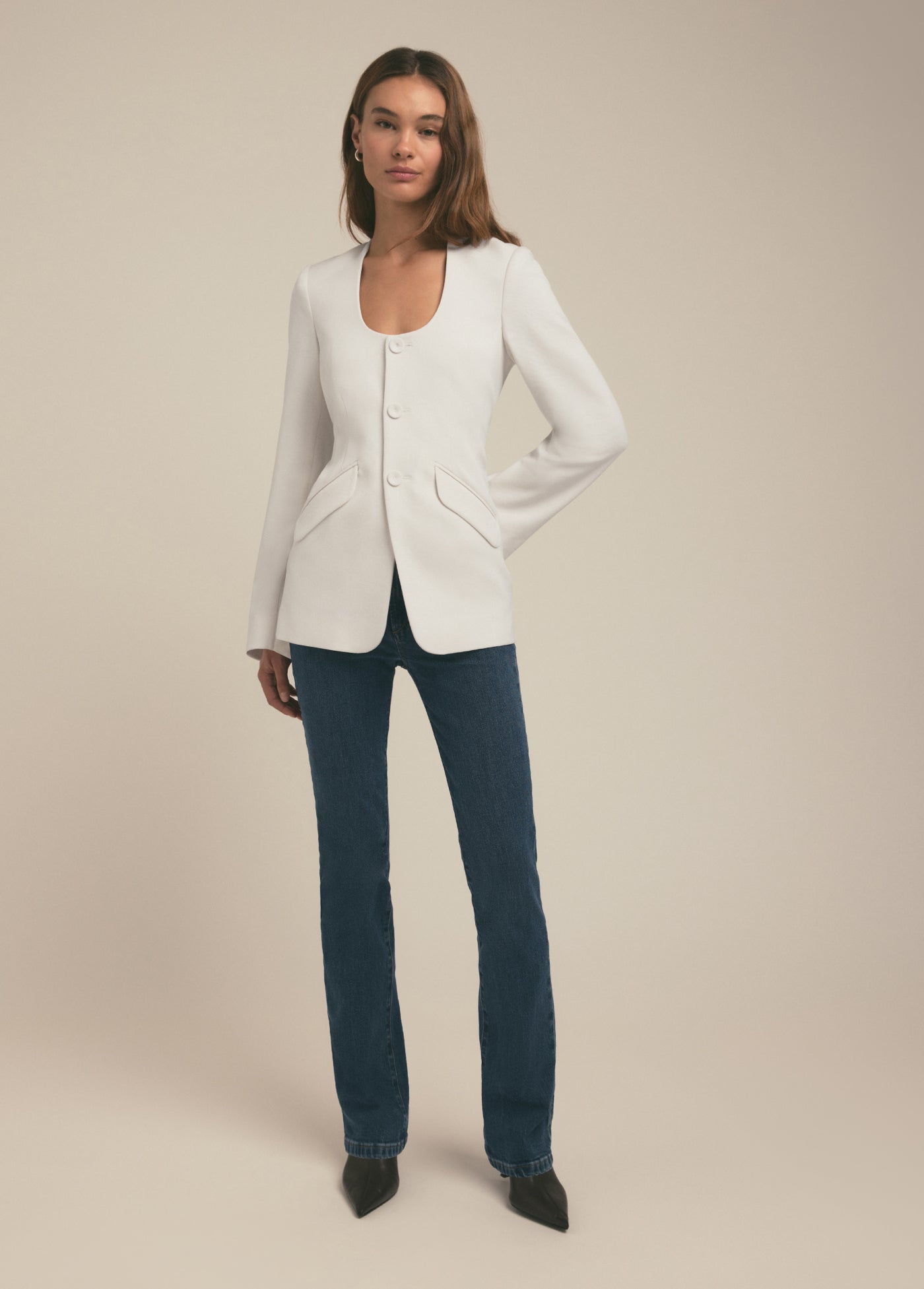 The Diana Jacket | Ivory