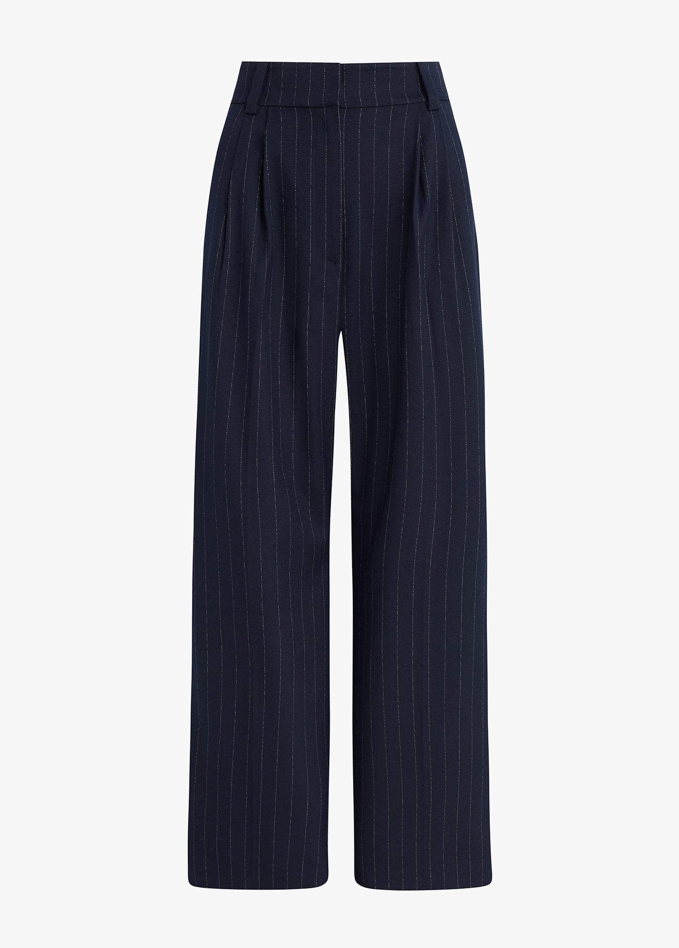 navy pinstripe