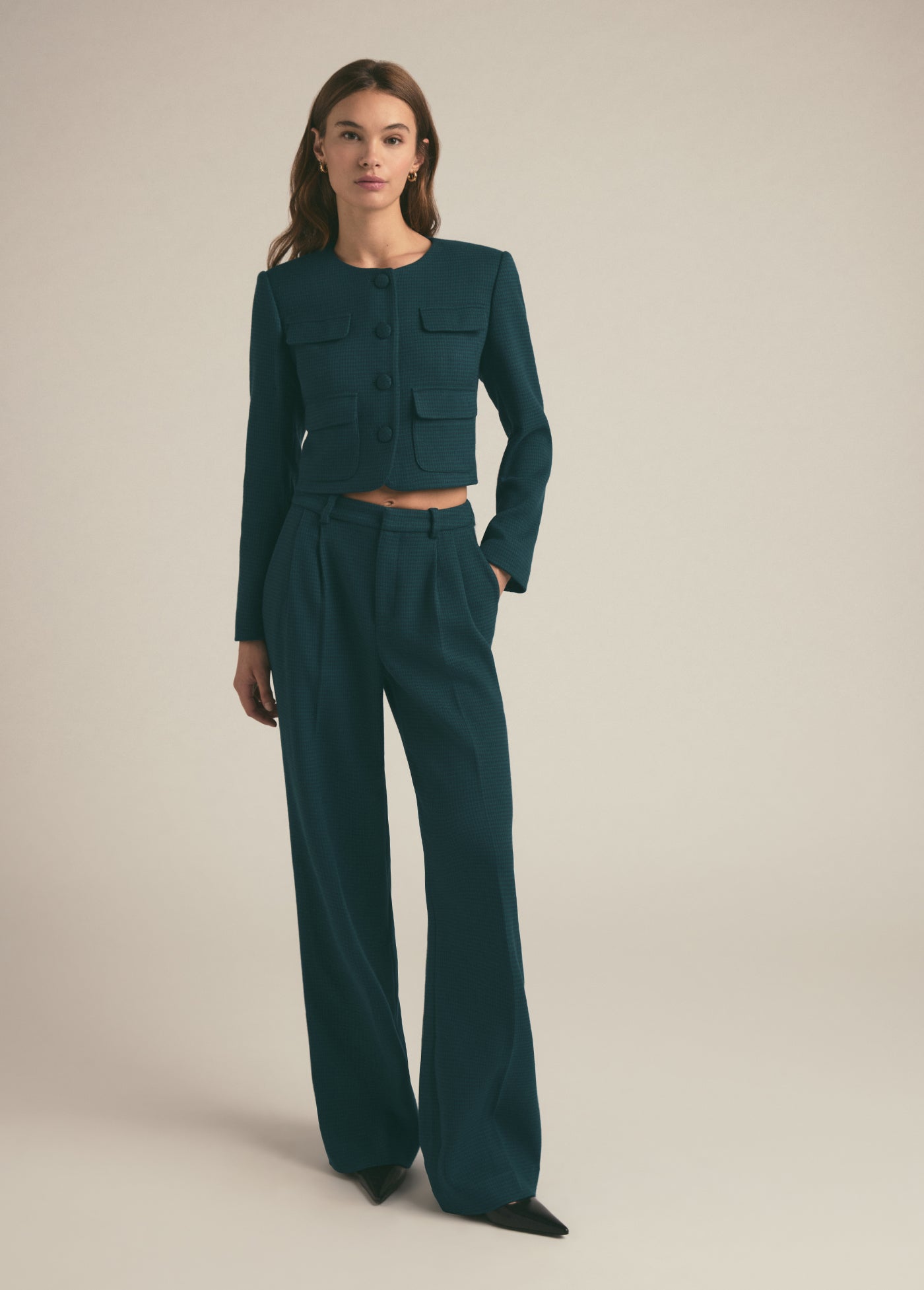 The Low Favorite Pant | Black White Houndstooth
