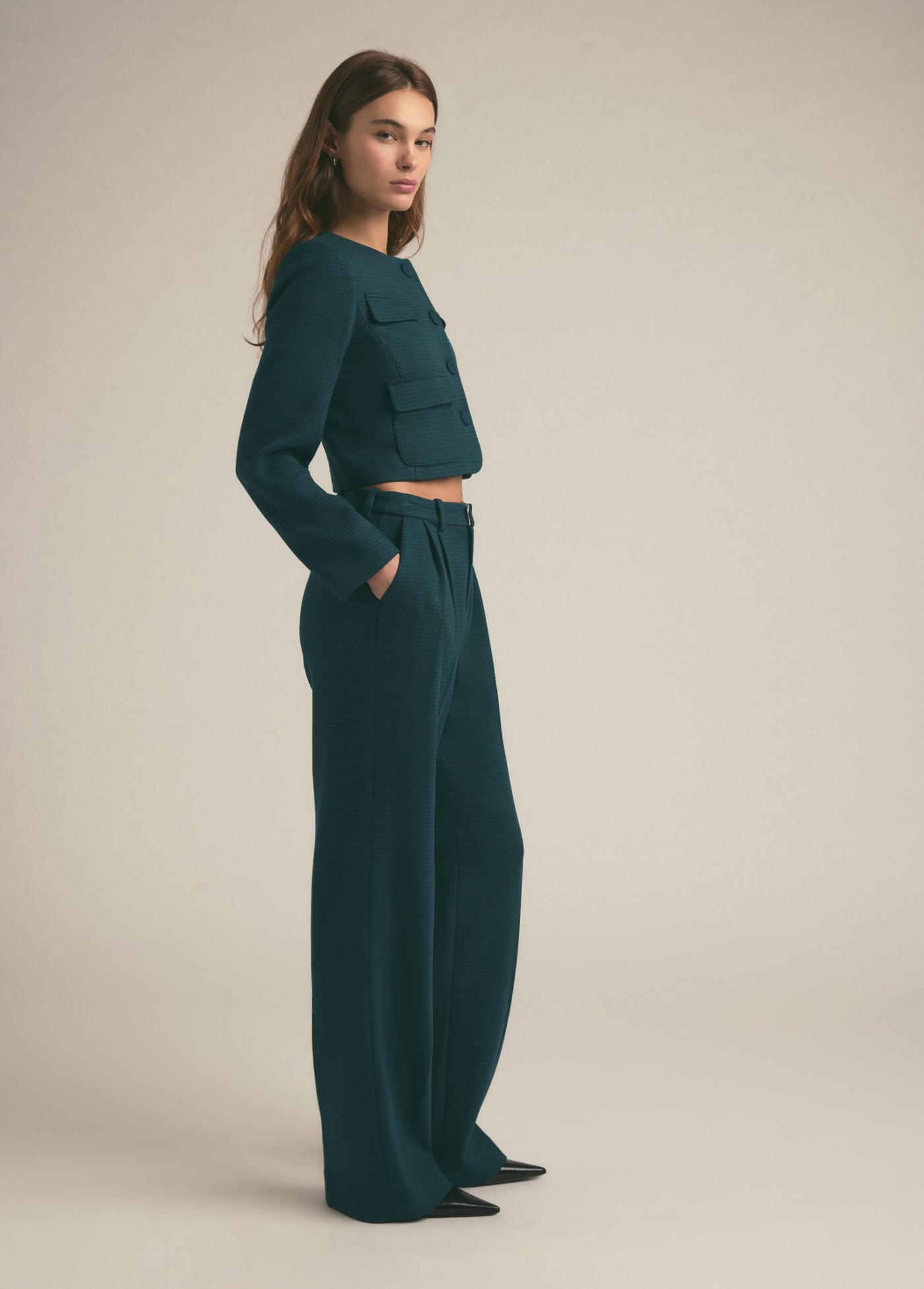 The Emily Jacket | Juniper Houndstooth
