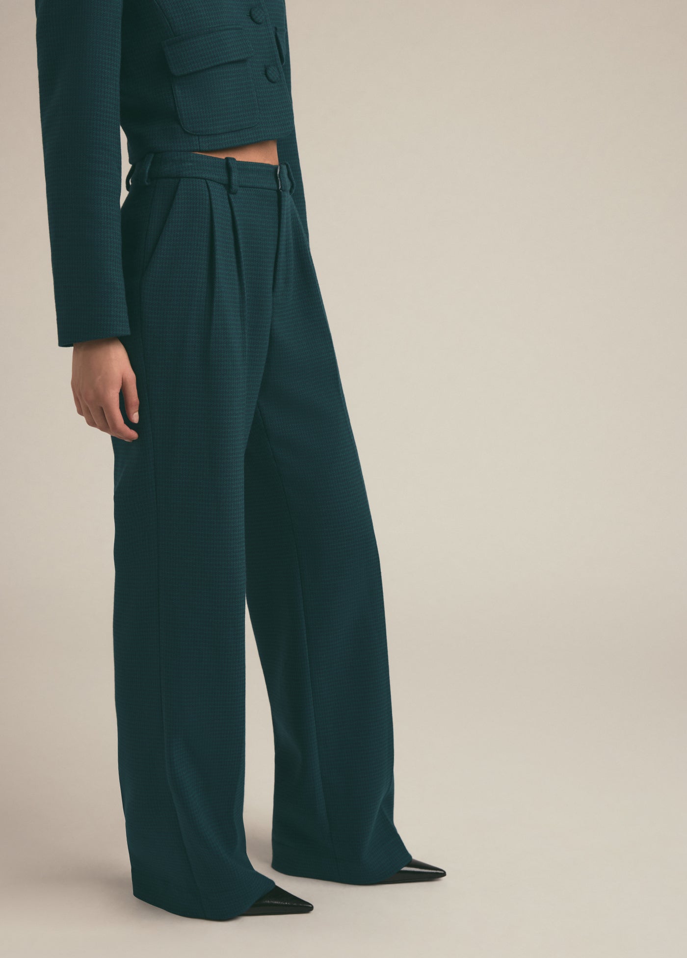 The Low Favorite Pant | Black White Houndstooth