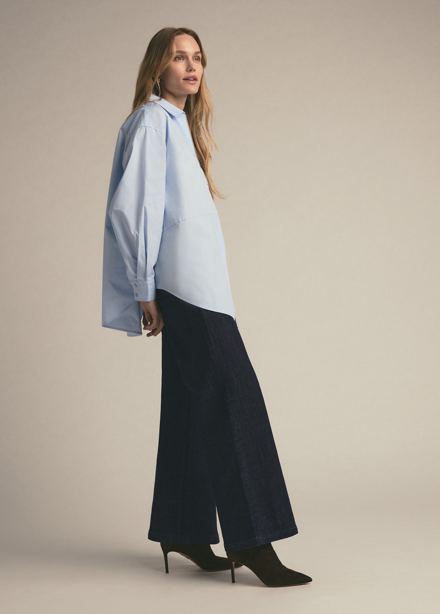 The Zip It Shirt | Powder Blue