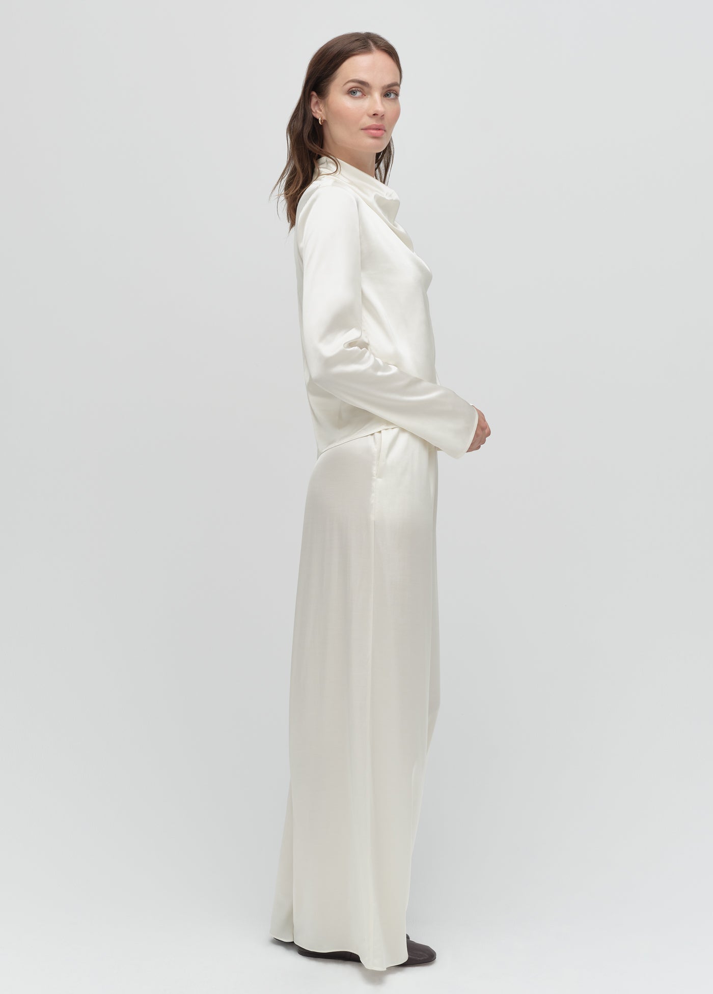 The Long Sleeve Alice Top | Ivory