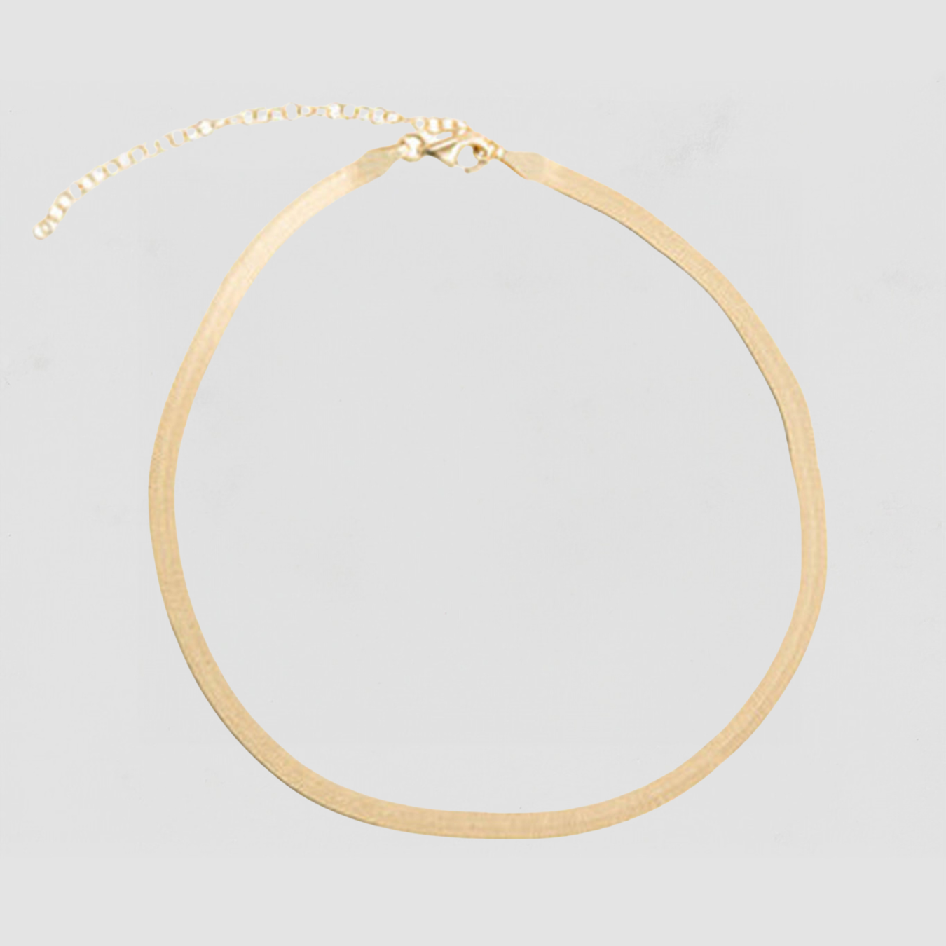 The Flat Chain Choker | Gold