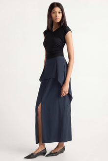 Arya | Fleur Layered Maxi Skirt in Size Small