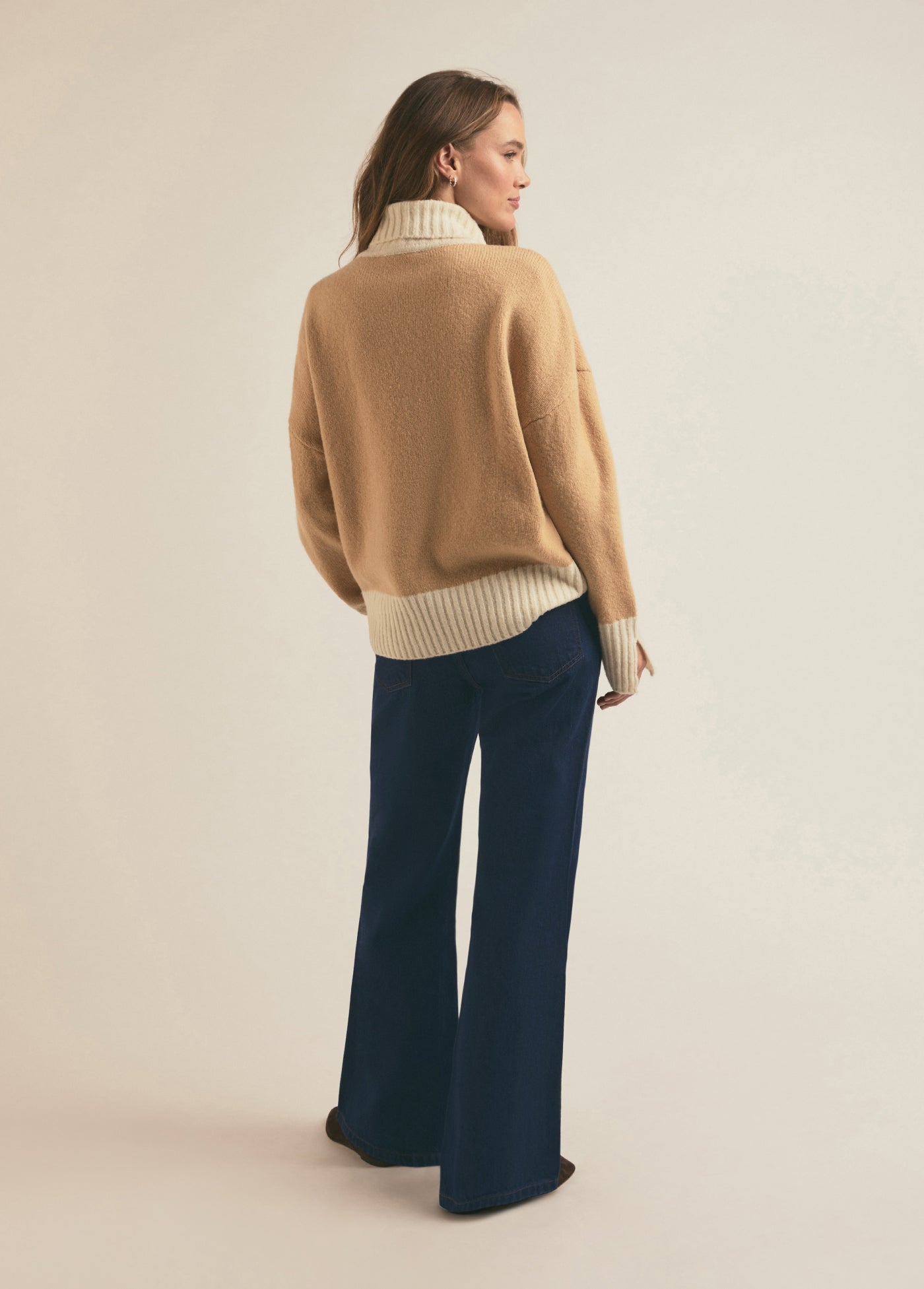 The Andi Sweater | Beige Ivory