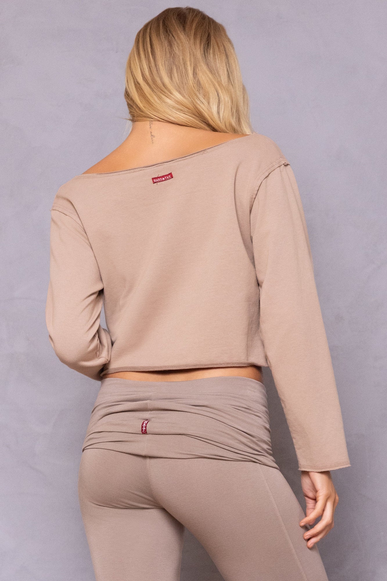 Women | Split Front Fleece Sweatshirt | Woodsmoke