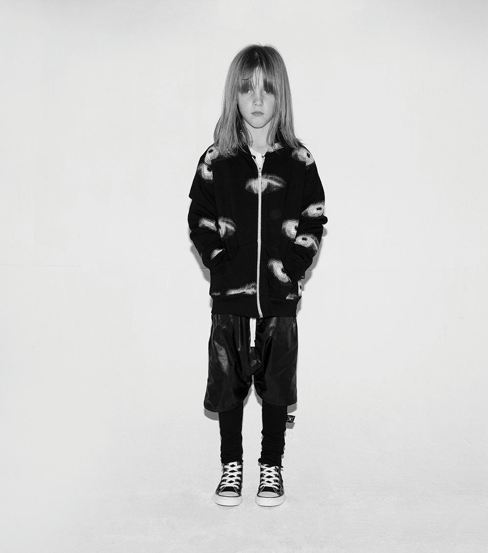 Kid | Eye Zip Hoodie | Heather Grey
