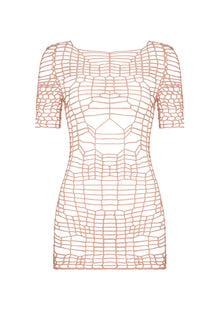 Gal Crochet Dress  | Blush