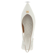 Nayana Dress Flat | Bright White Leather
