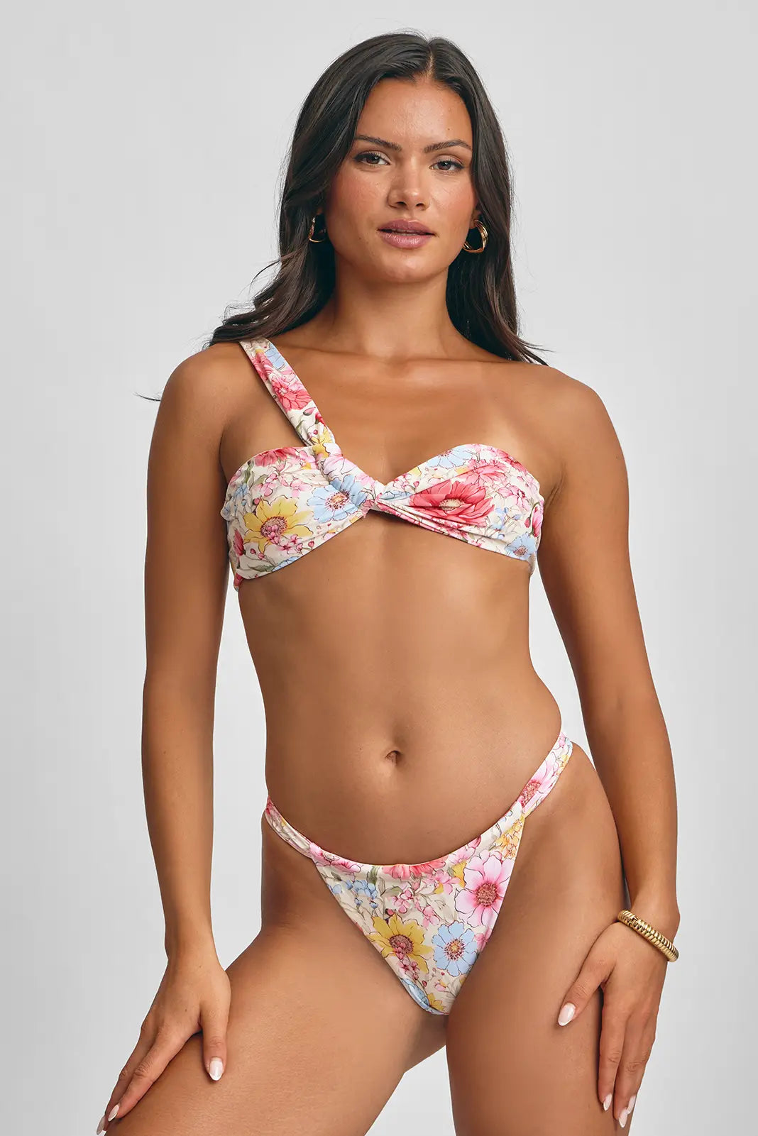 Women | Giana Asymmetrical Top | Floral Rush