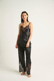 Blaise Silk Pants | Black Onyx