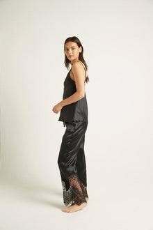 Blaise Silk Pants | Black Onyx