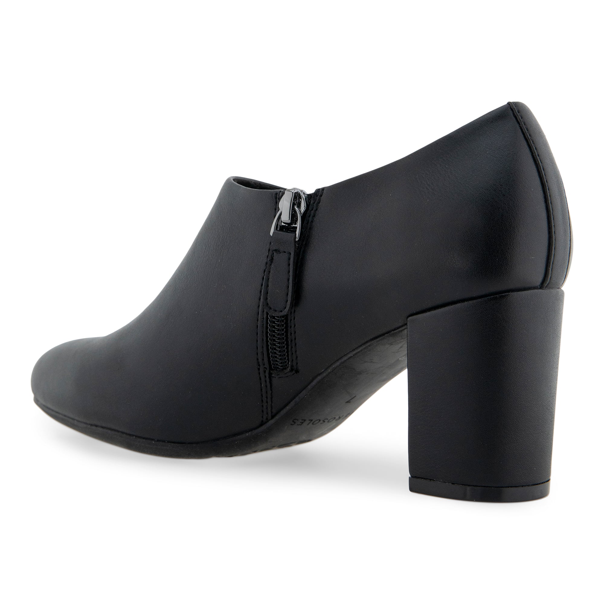 Bree | Black Faux Leather