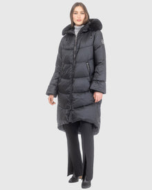 Après-Ski Jacket With Detachable Toscana Lamb Hood Trim | Black/Black (V17)