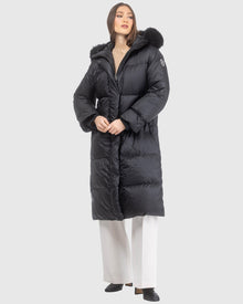 Après-Ski Jacket With Detachable Toscana Lamb Hood Trim | Black/Black (V18)