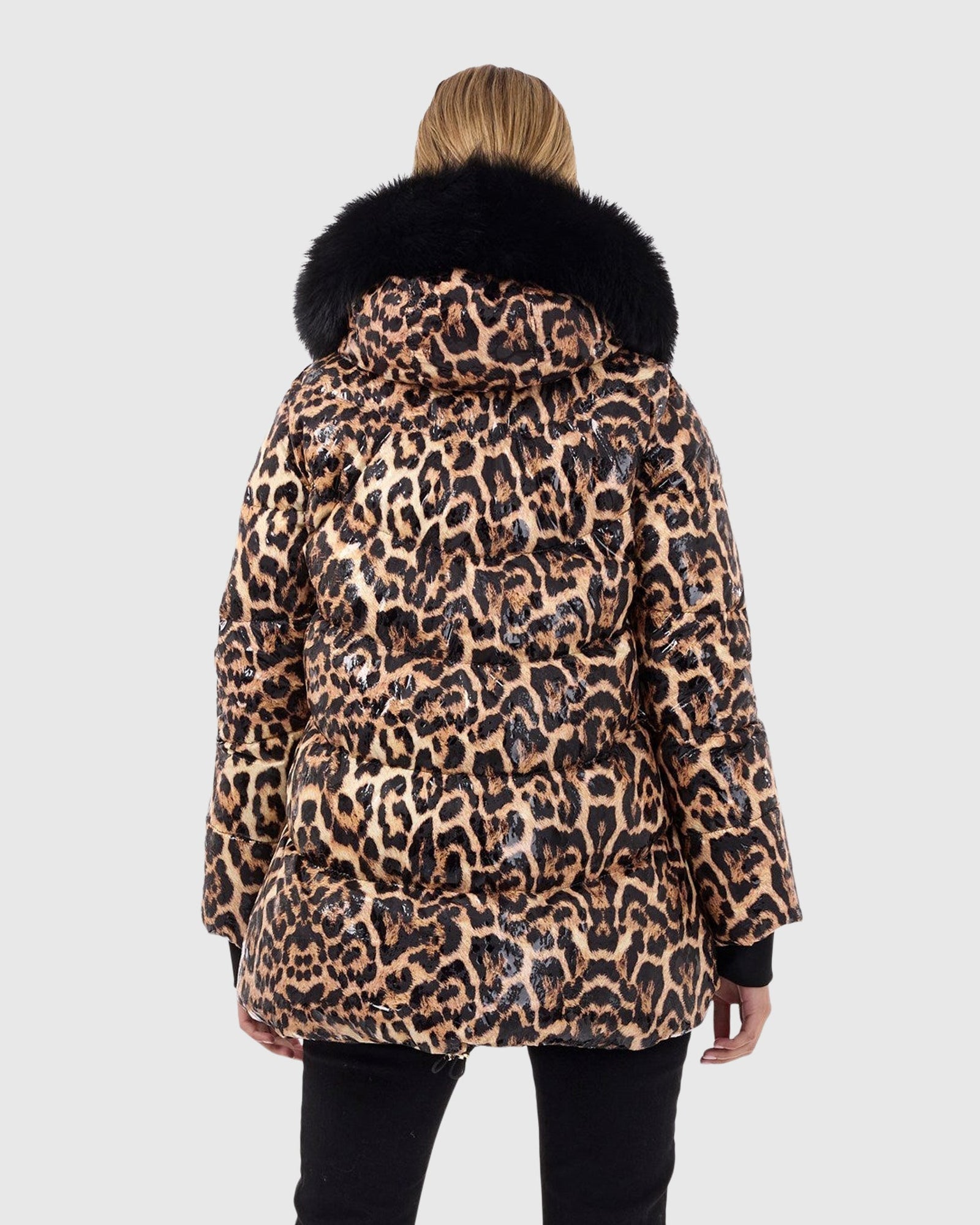 Après-Ski Jacket With Detachable Toscana Shearling Lamb Hood Trim | Brown Lprd/Black