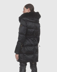 Après-Ski Jacket With Fox Sections Tuxedo | Black/Black