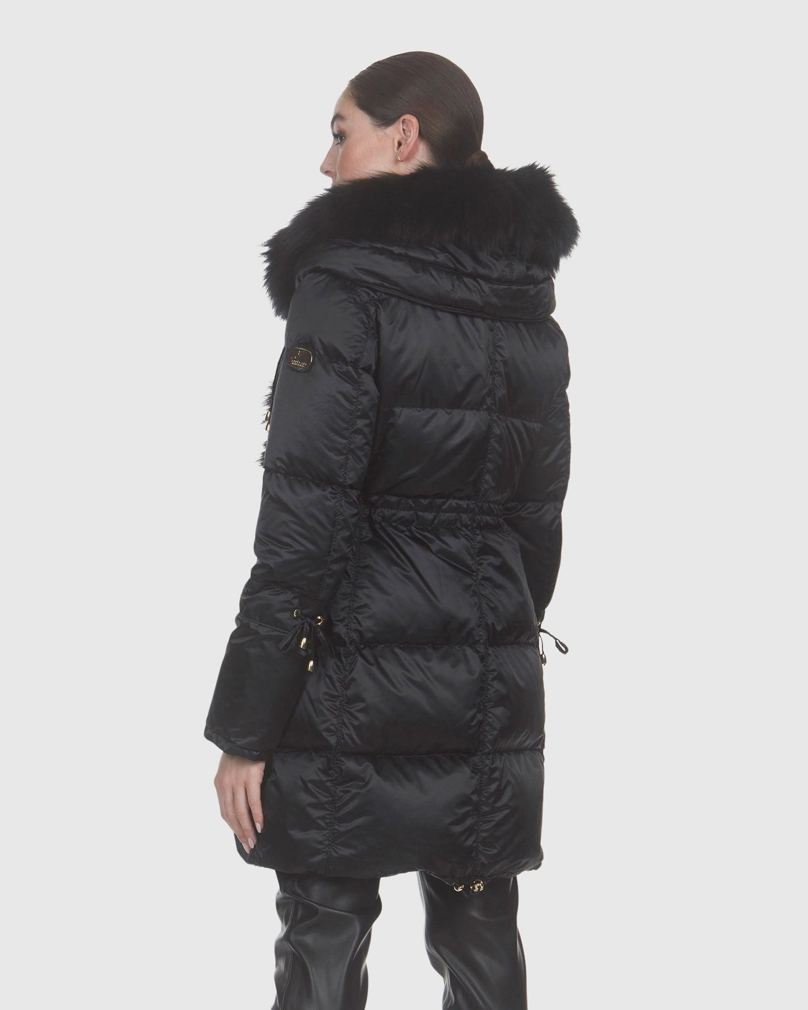 Après-Ski Jacket With Fox Sections Tuxedo | Black/Black