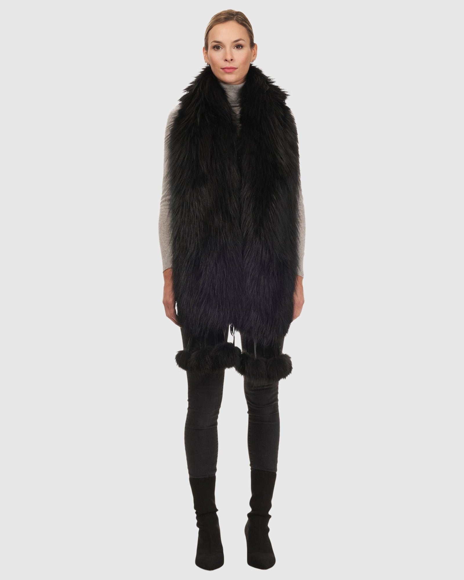 Black Fox Boa | Black