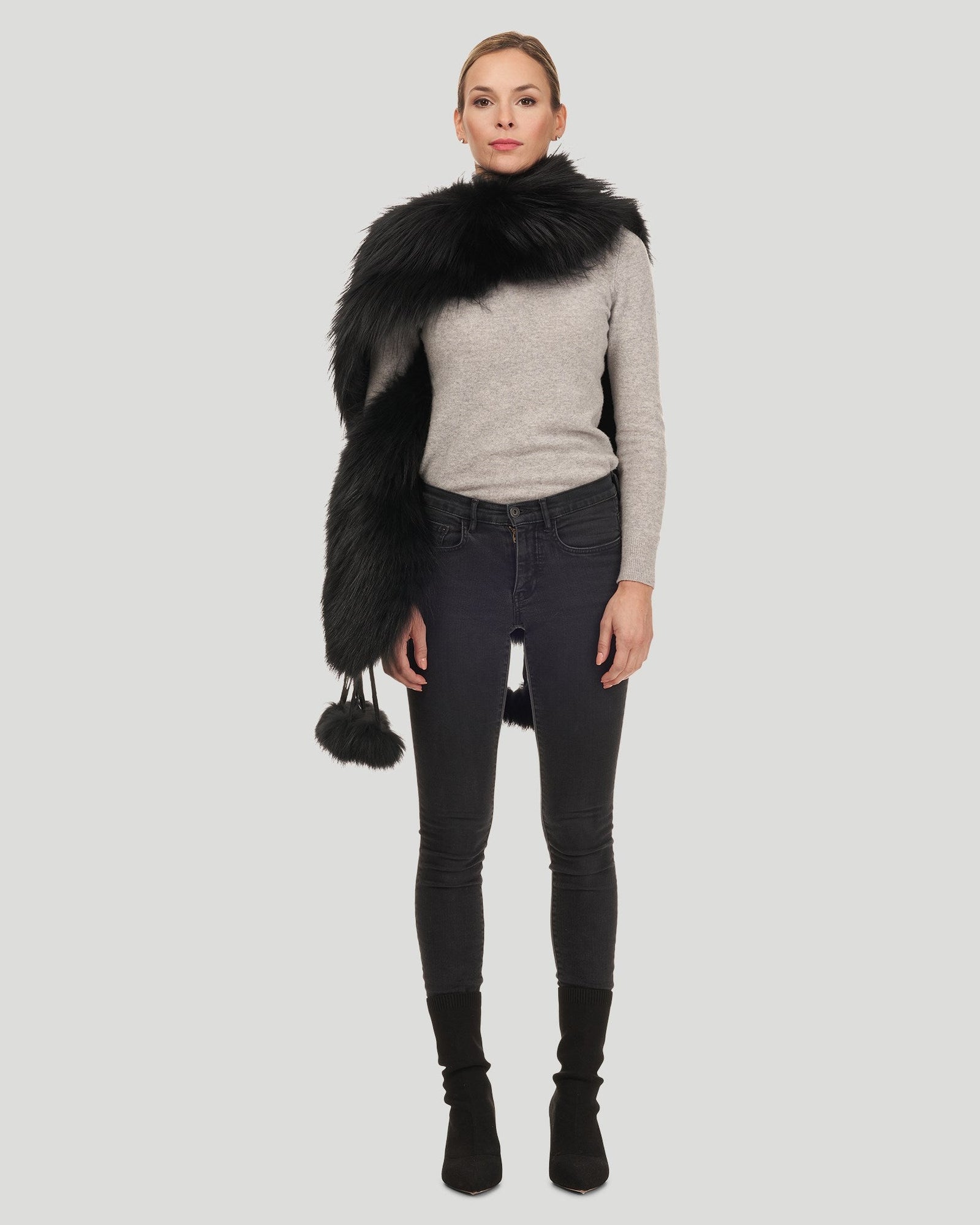 Black Fox Boa | Black