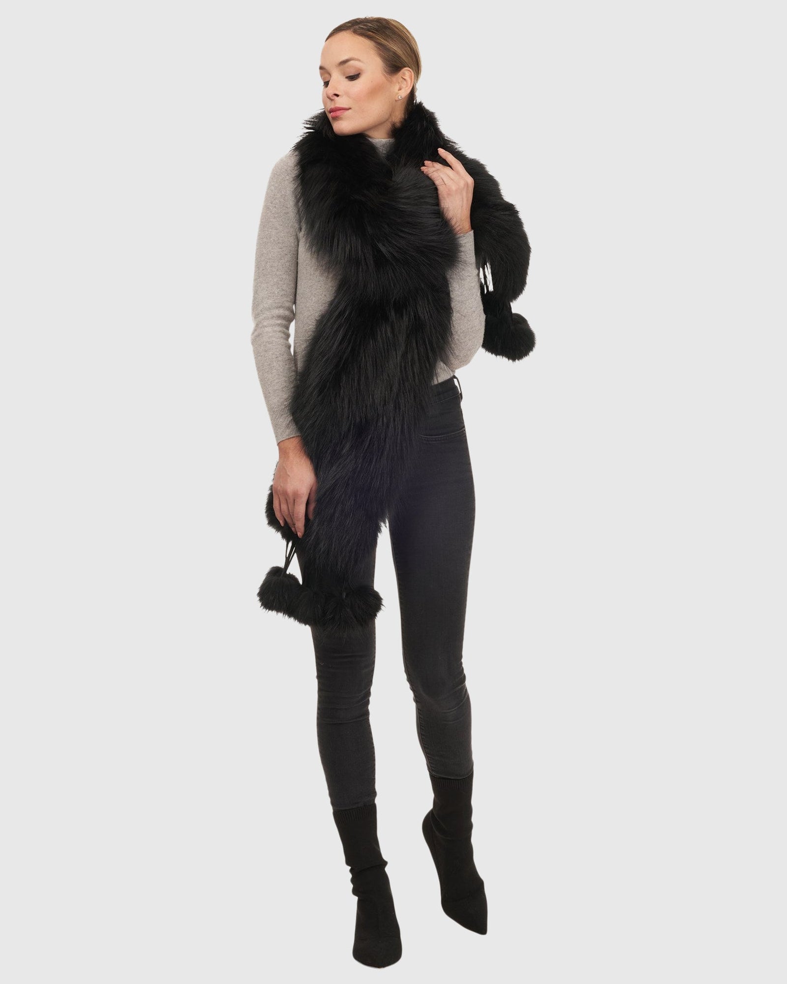 Black Fox Boa | Black