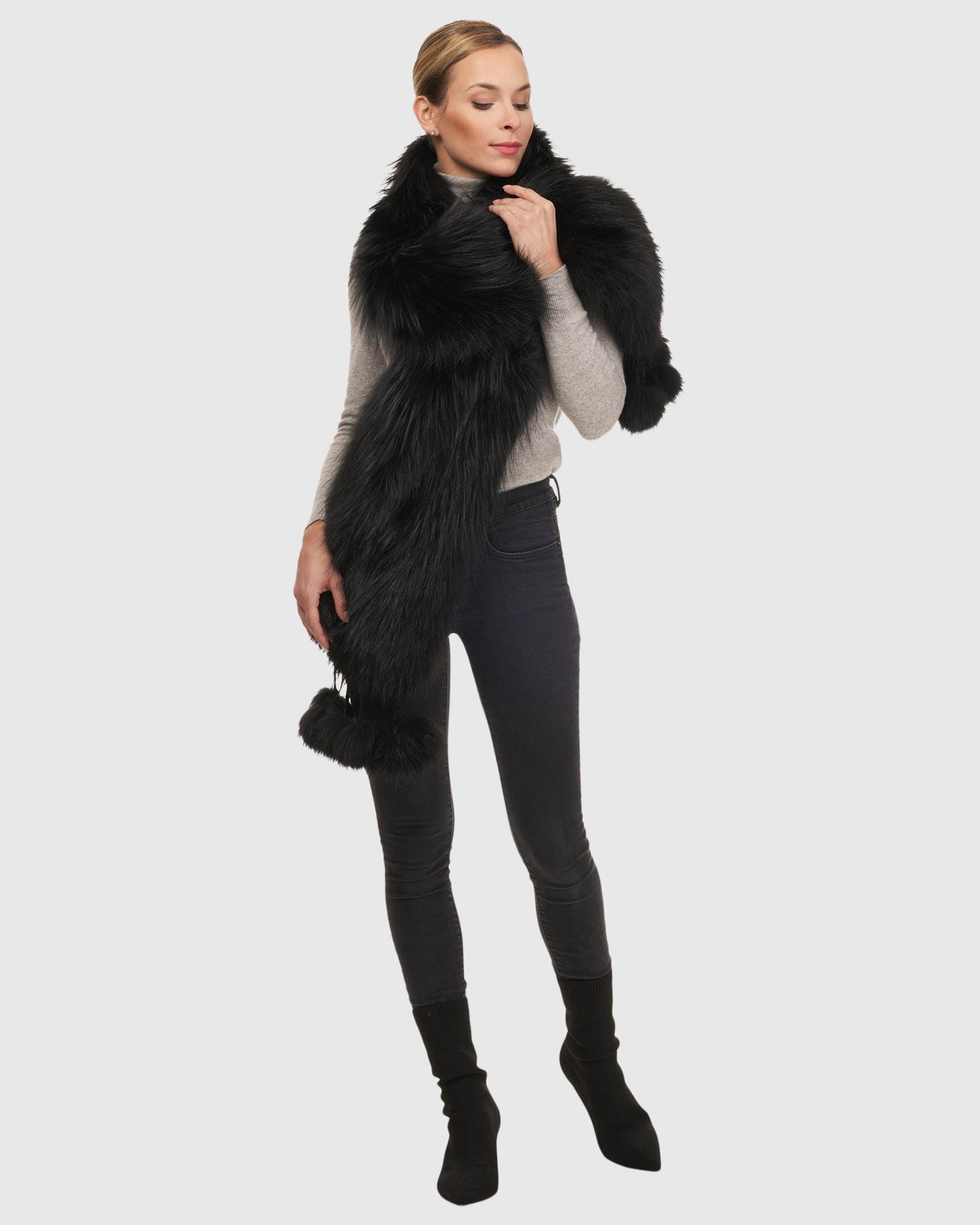 Black Fox Boa | Black