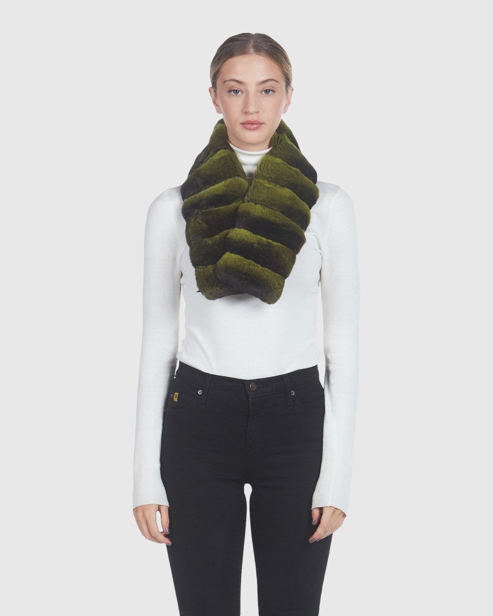 Chinchilla Scarf | Emerald
