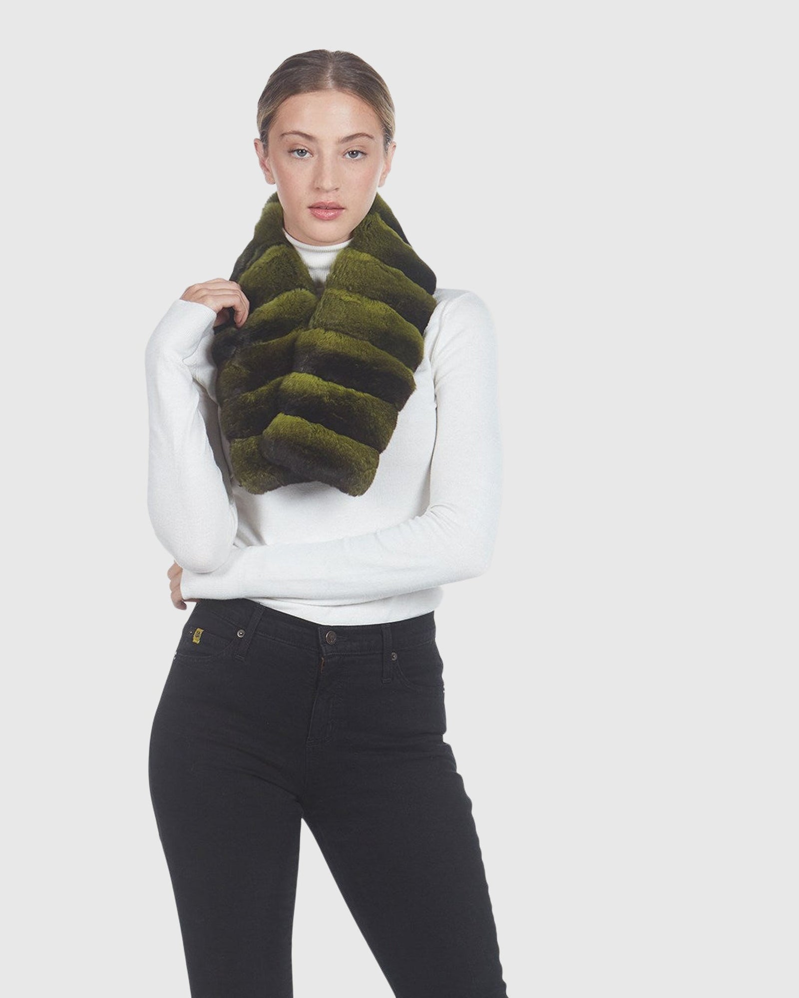 Chinchilla Scarf | Emerald