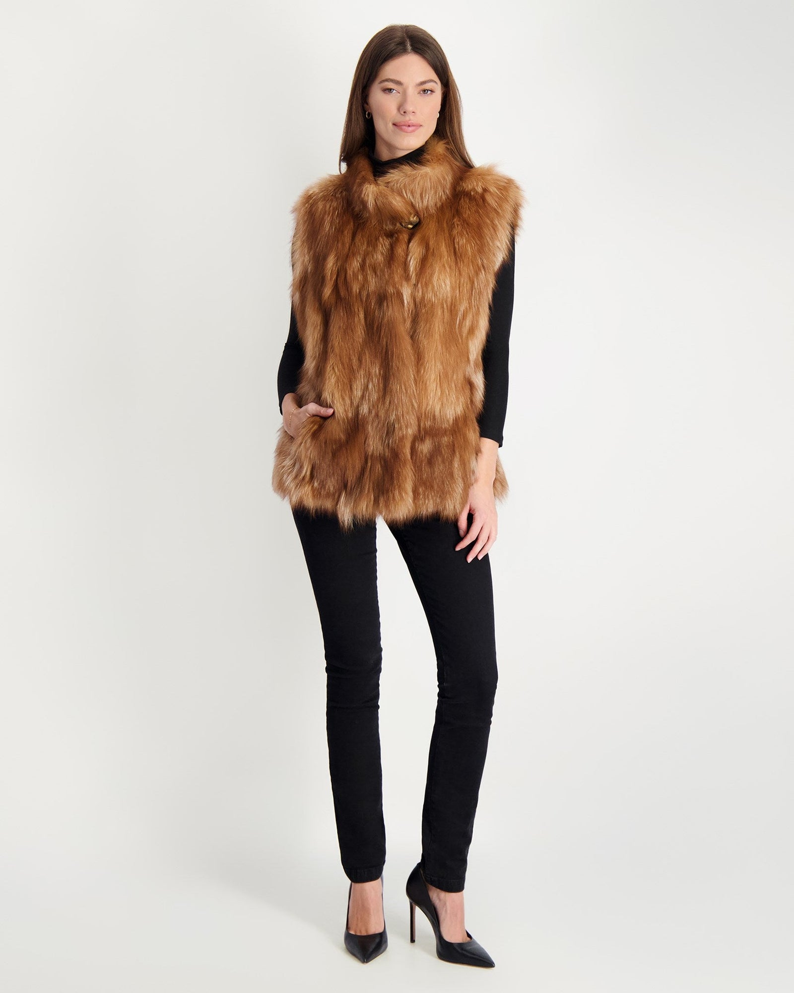 Fox Vest | Women | Crystal