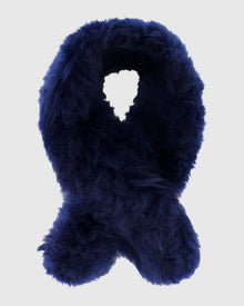 Select Cashmere Goat Pull-Through Scarf | Navy