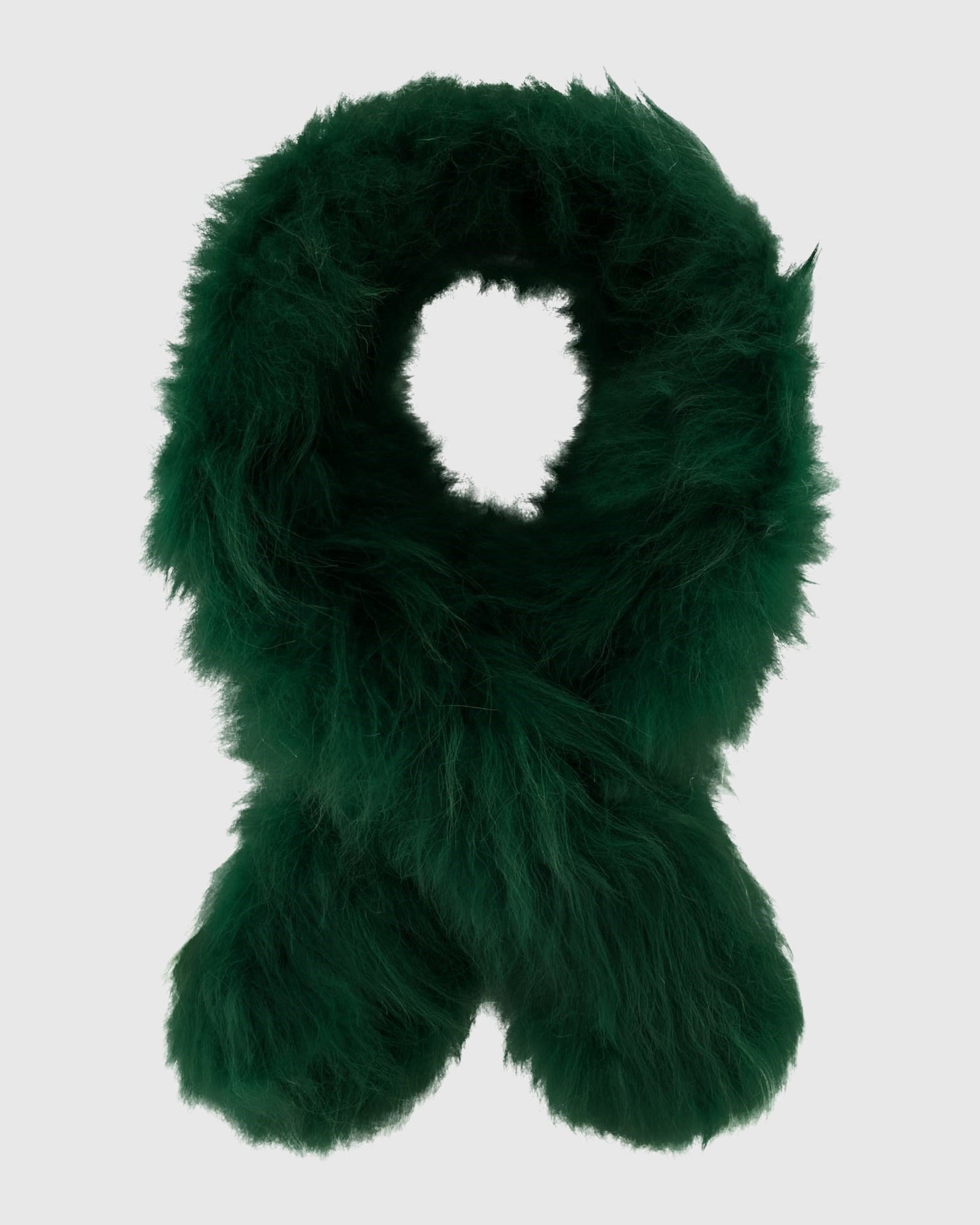 Select Cashmere Goat Pull-Through Scarf | Emerald