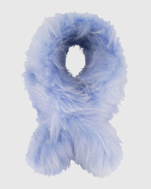 Select Cashmere Goat Pull-Through Scarf | Light Blue