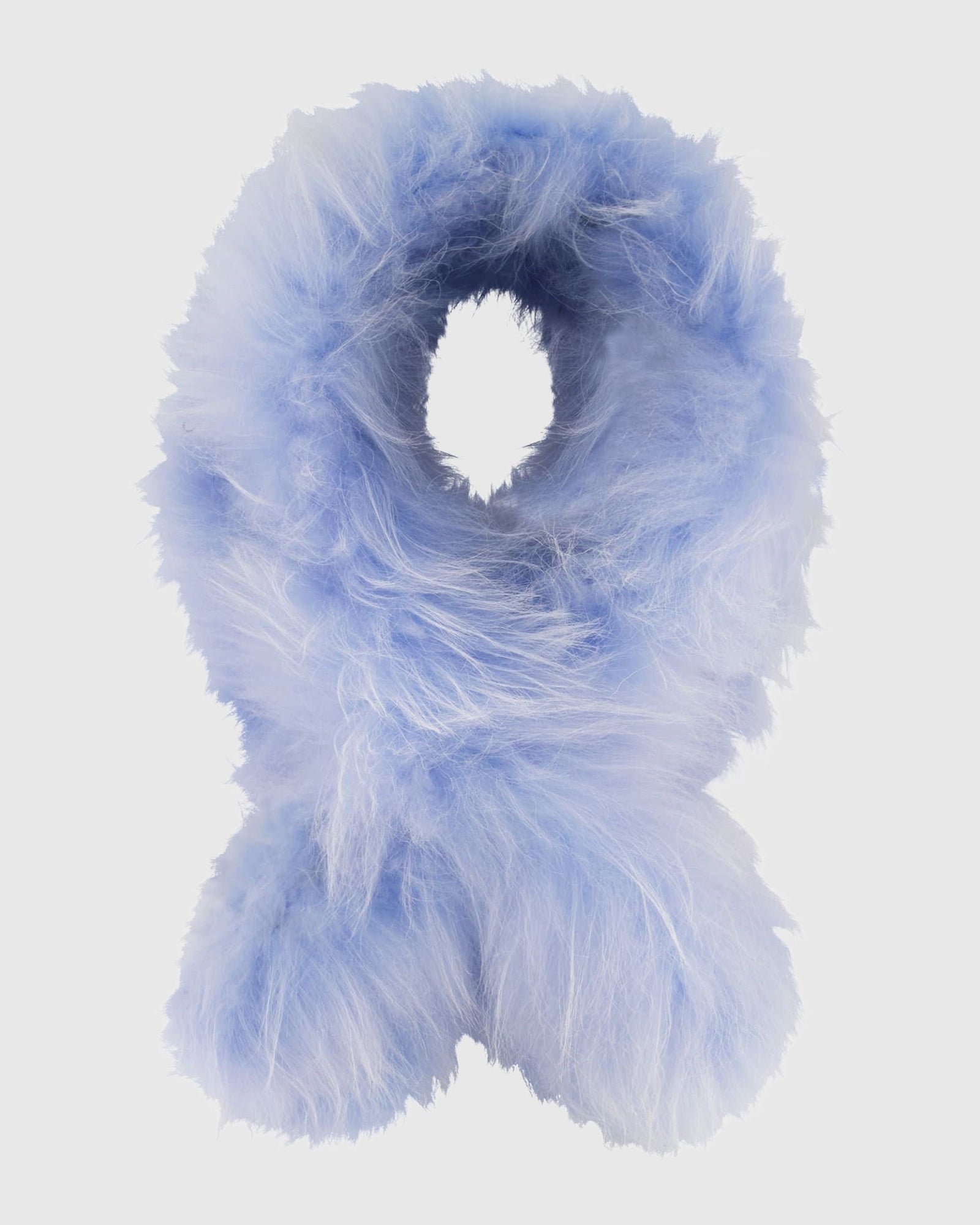 Select Cashmere Goat Pull-Through Scarf | Light Blue