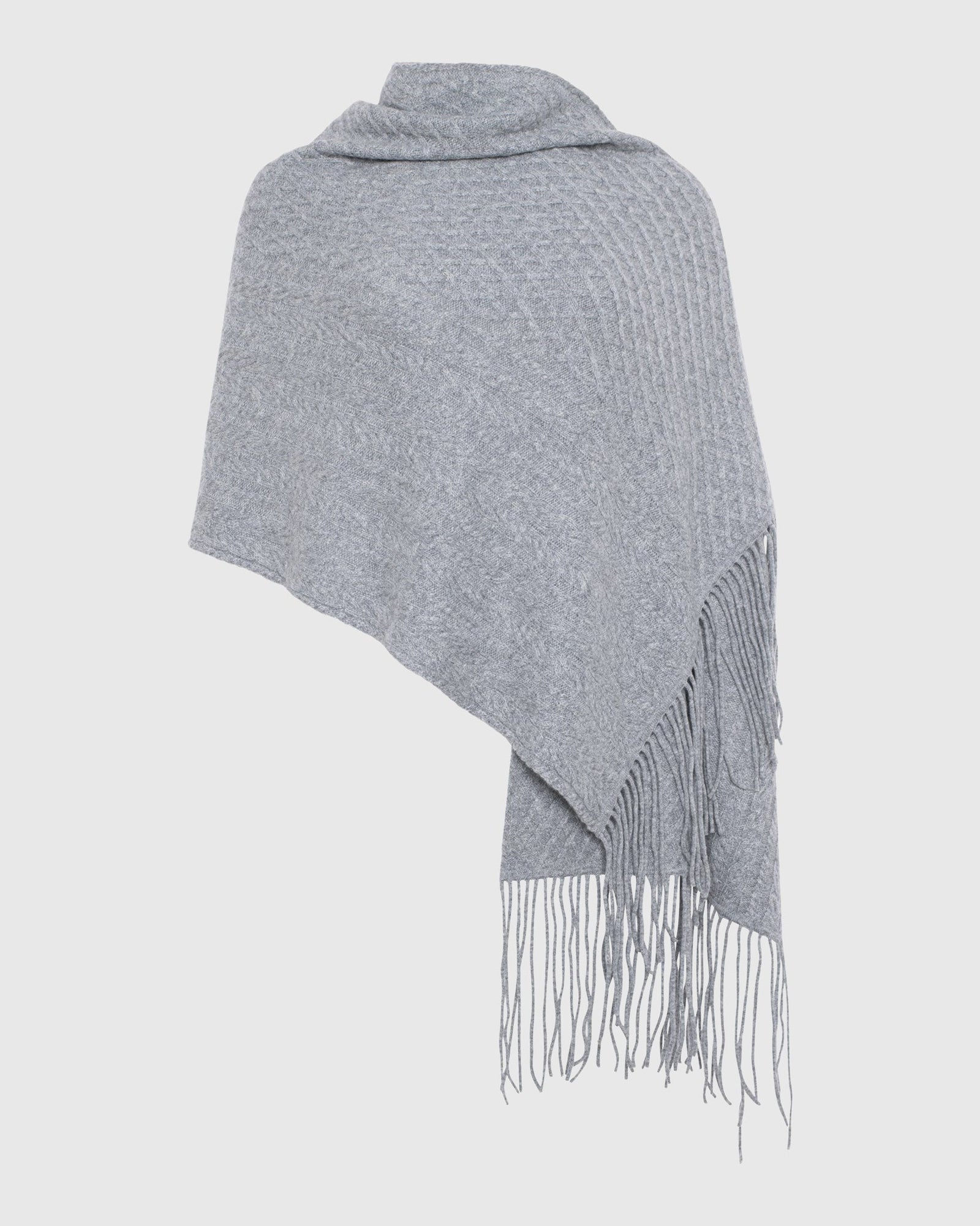 Knit Select Cashmere Scarf | Gray