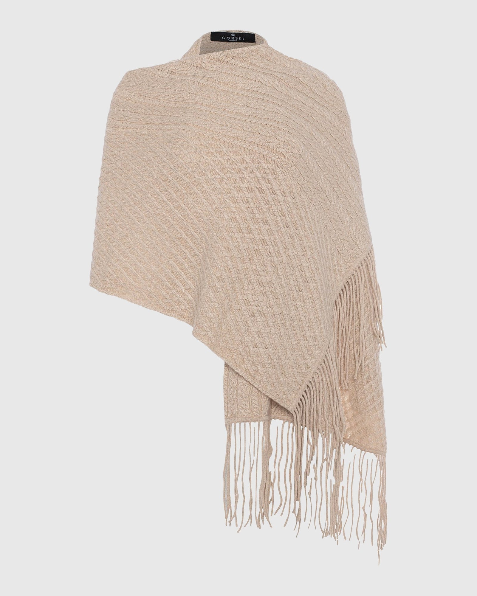 Knit Select Cashmere Scarf | Camel