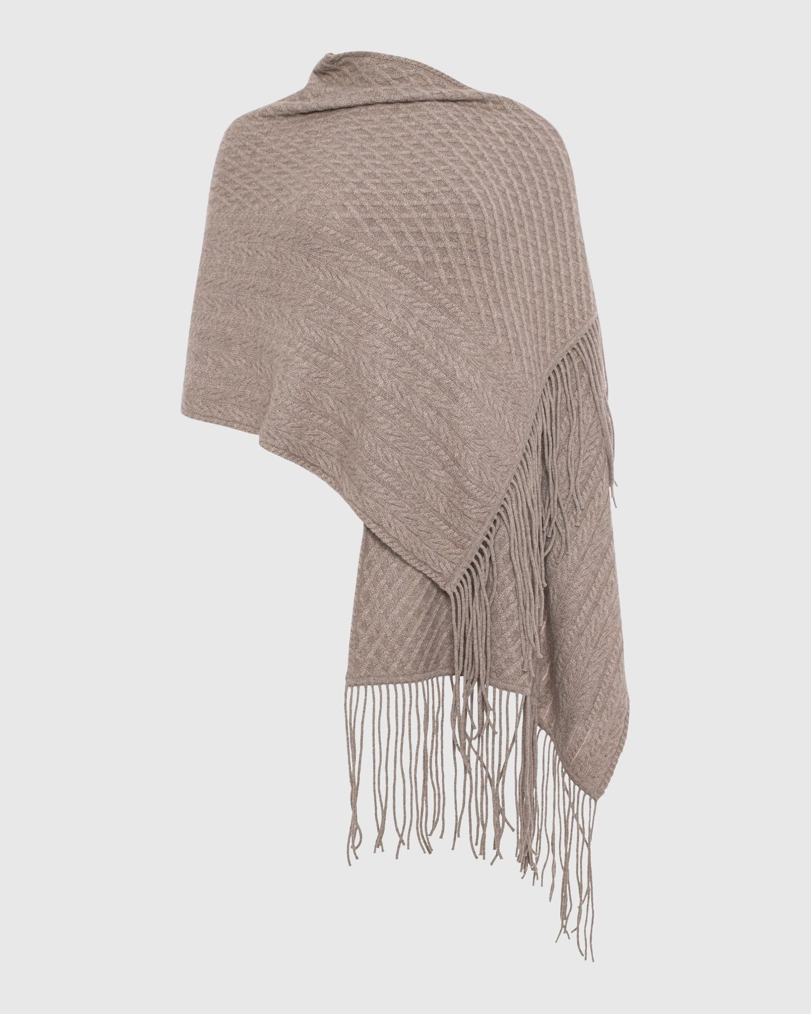 Knit Select Cashmere Scarf | Khaki