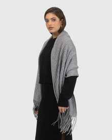 Knit Select Cashmere Scarf | Gray