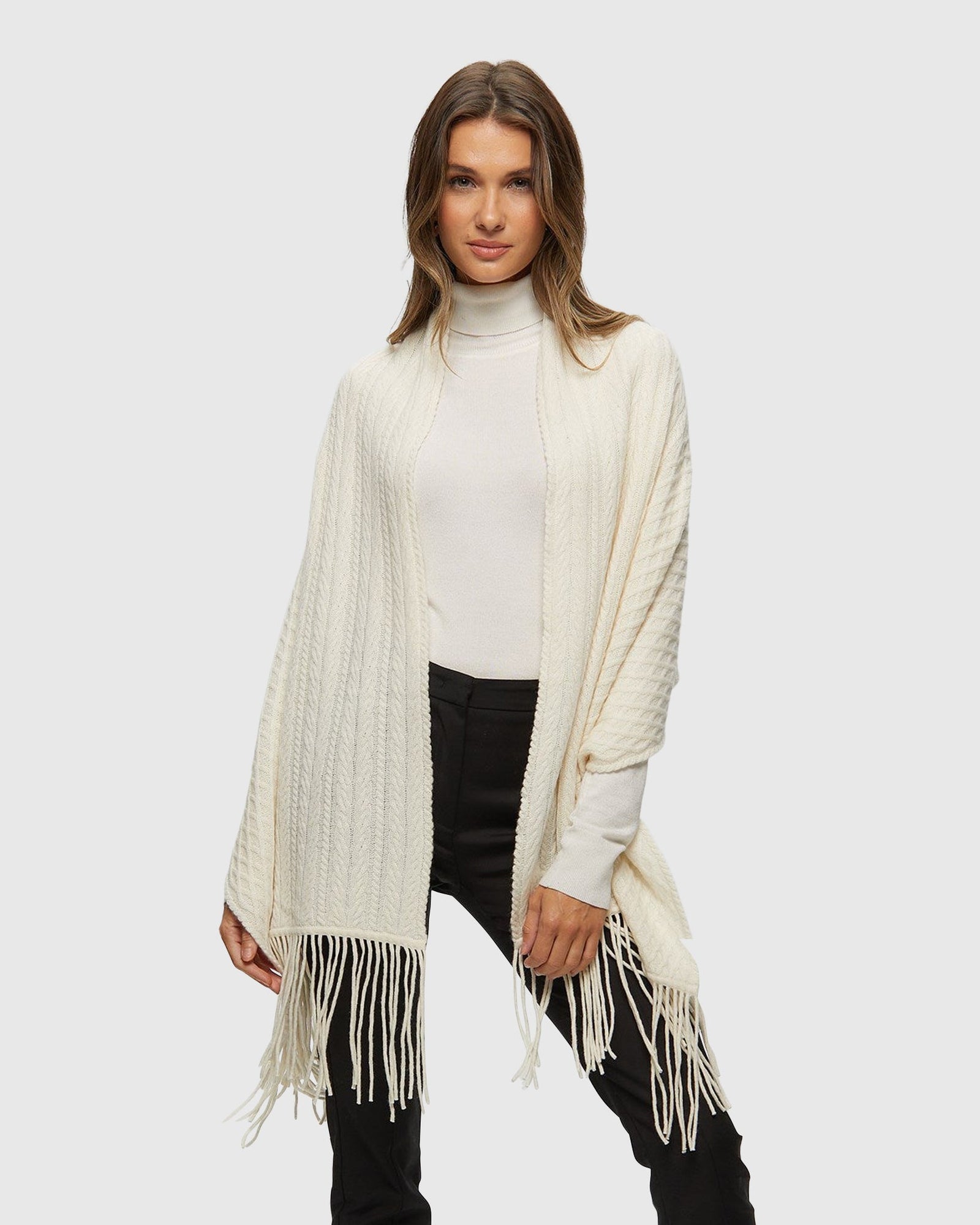 Knit Select Cashmere Scarf | Beige