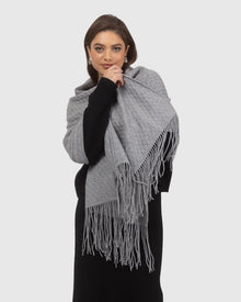 Knit Select Cashmere Scarf | Gray
