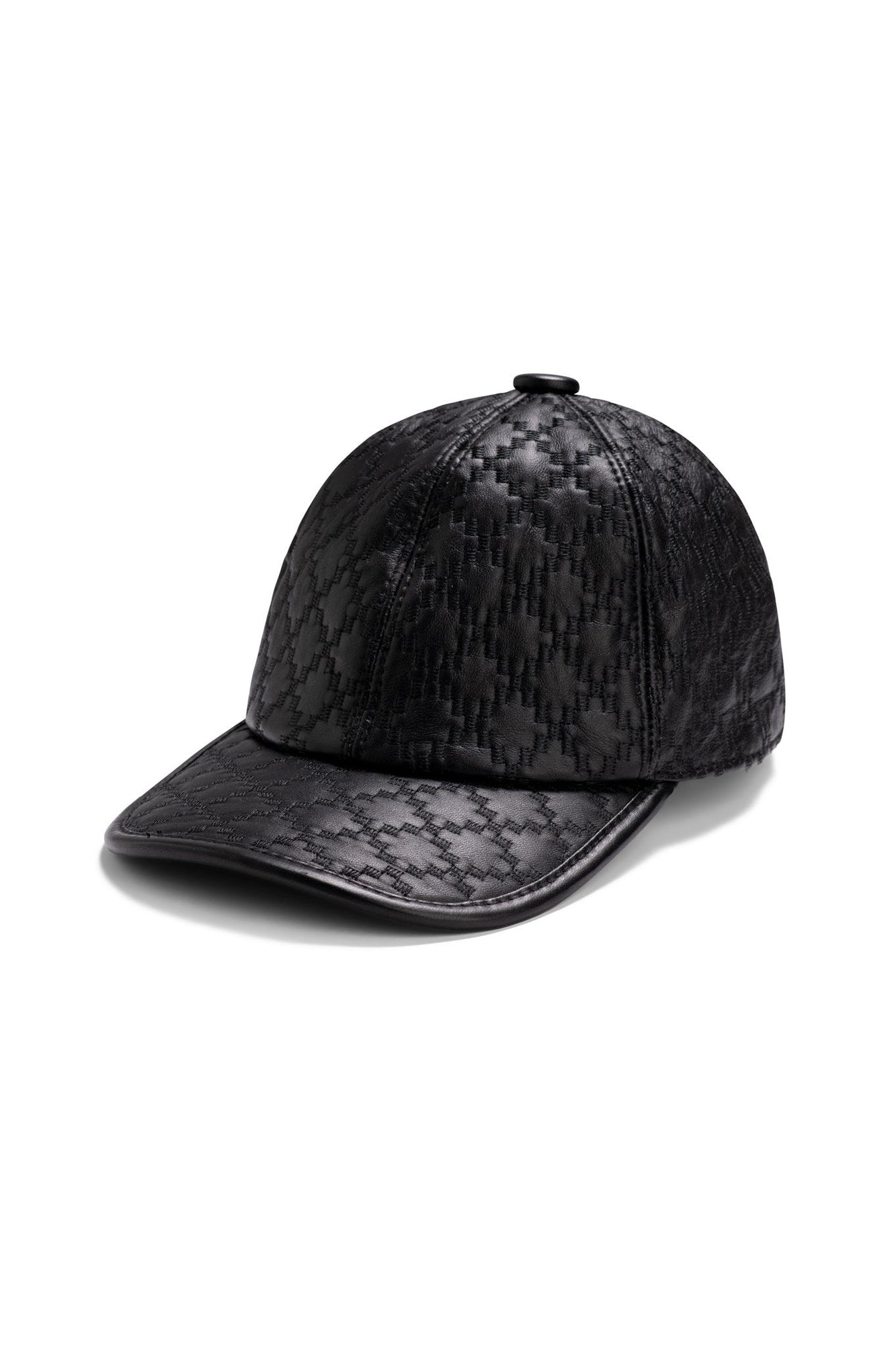 Leather Baseball Hat | Women | Black (V1)