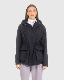 Lightweight Jacket With Hood | Black
