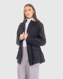 Lightweight Jacket With Hood | Black