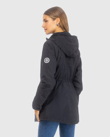 Lightweight Jacket With Zip Pockets & Hood | Black