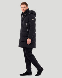 Après-Ski Parka With Detachable Select Shearling Lamb Collar | Men | Black x Black x Black