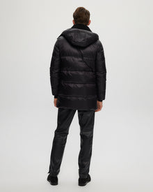 Après-Ski Parka With Detachable Select Shearling Lamb Trim | Men | Black x Black